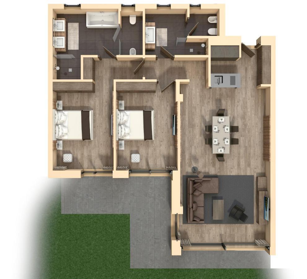 Suite con 2 Camere da Letto