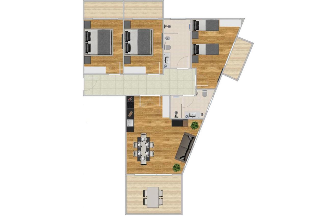 Appartamento Familiare Premium con Balcone
