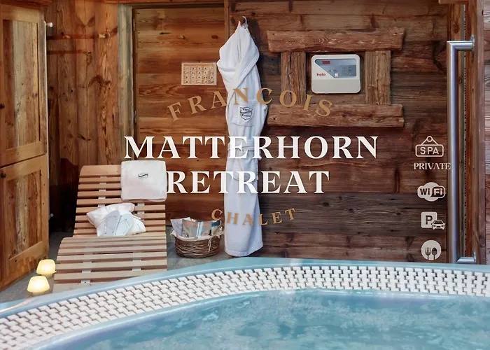 Chalet Matterhorn Francois - Central Alpine Chalet With Private Spa & Breakfast Breuil-Cervinia